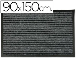 Paperflow Alfombra de suelo antipolvo 90x150 cm Felpudo 100% polipropileno Grosor 8 mm Antideslizante