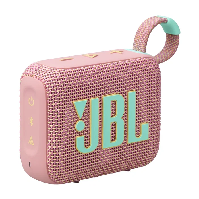 JBL Altavoz Portátil GO 4 Rosa - Bluetooth 5.3, IP67 Resistente al Agua/Polvo, 4.2W, Batería 7h, USB-C - Portátil, Ligero, para Smartphone