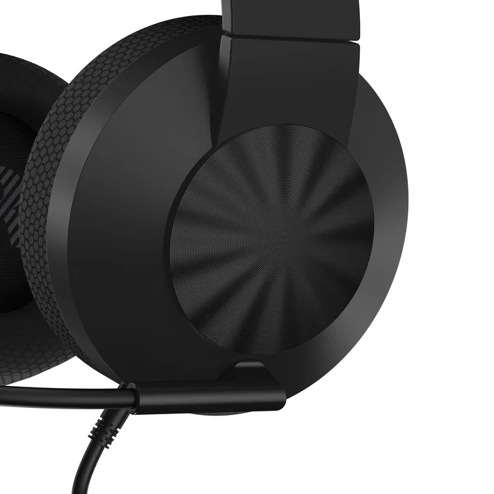 Lenovo H210 Auriculares Gaming para PC, Diadema Alámbricos con Micrófono Boom Cancelación Ruido, Conector 3.5 mm, Frecuencia 20-20000 Hz, Color Negro