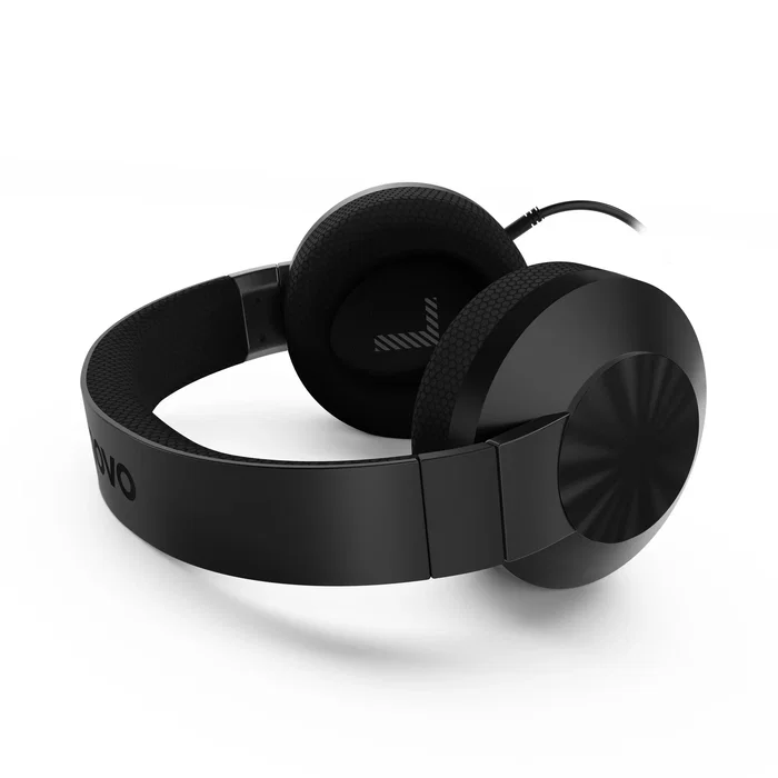 Lenovo H210 Auriculares Gaming para PC, Diadema Alámbricos con Micrófono Boom Cancelación Ruido, Conector 3.5 mm, Frecuencia 20-20000 Hz, Color Negro