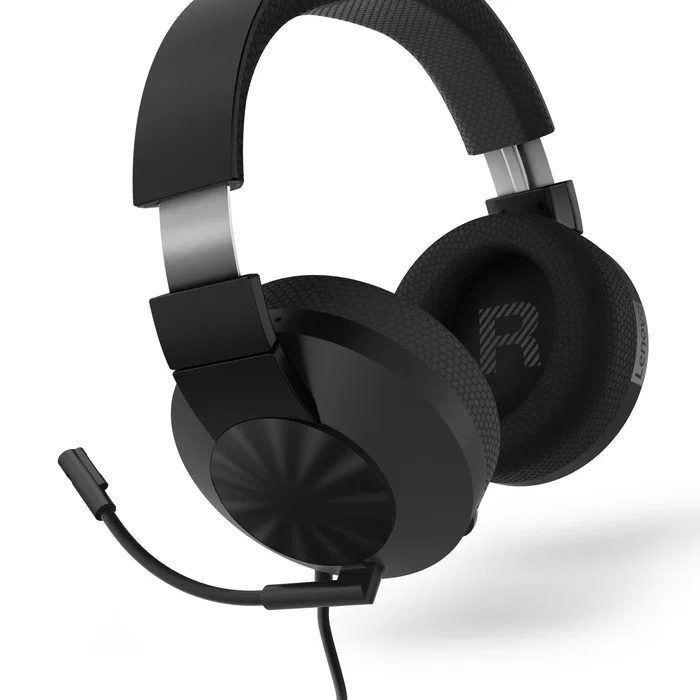 Lenovo H210 Auriculares Gaming para PC, Diadema Alámbricos con Micrófono Boom Cancelación Ruido, Conector 3.5 mm, Frecuencia 20-20000 Hz, Color Negro