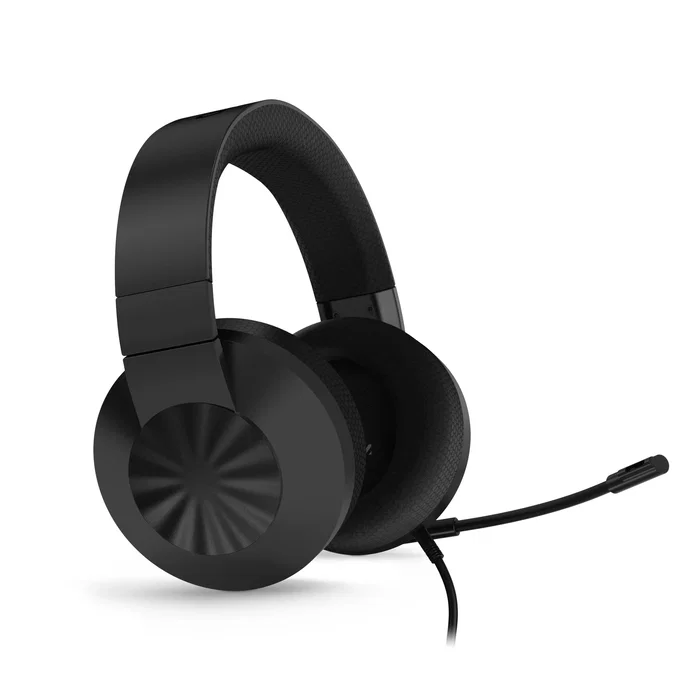 Lenovo H210 Auriculares Gaming para PC, Diadema Alámbricos con Micrófono Boom Cancelación Ruido, Conector 3.5 mm, Frecuencia 20-20000 Hz, Color Negro