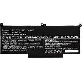 CoreParts Batería para Portátil Dell 44.08Wh 4 celdas Li-Po 7.6V 5800mAh Negro