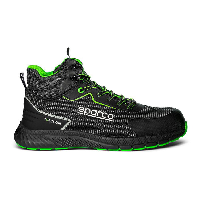 Sparco Bota de Seguridad Traction-h Naoki ESD S3S SR FO HRO Talla 46, Suela Flexible Ligera Deportiva EVA, Tejido Antiabrasión Reflectante