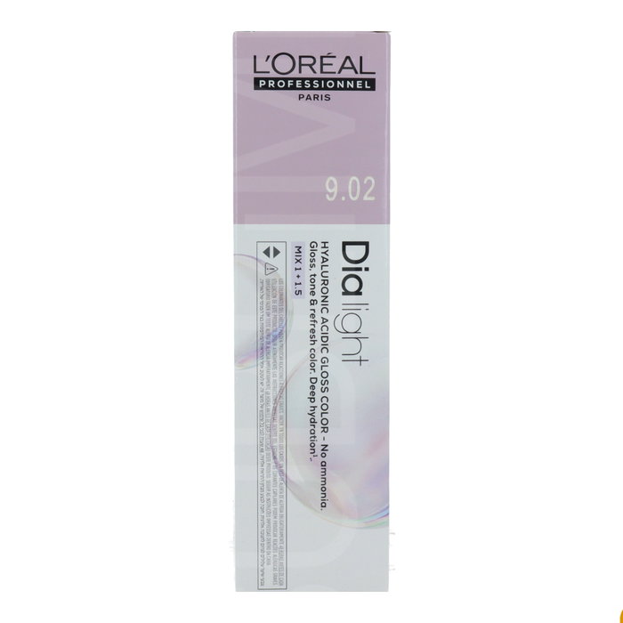 L'Oréal Professionnel DIA LIGHT 9.02 Rubio Muy Claro Ligero Irisado 60 ml L'Oréal Professionnel DIA LIGHT 9.02 Rubio Muy Claro Ligero Irisado 60 ml