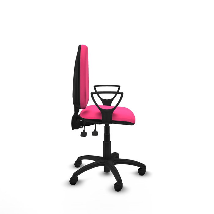 PIQUERAS Y CRESPO Silla de oficina Aýna Rosa con mecanismo Asincro