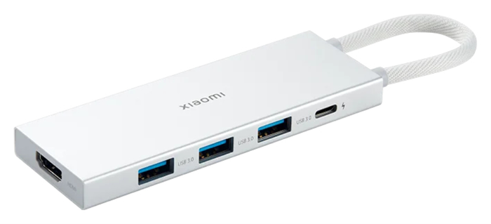 Xiaomi Hub 5 en 1 Tipo-C con 3x USB-A, 1x USB-C PD y HDMI