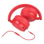 Energy Sistem Auriculares Style 3 Inalámbricos Bluetooth 5.1 Diadema Plegables Circumaural Rojo - 25 Horas Batería, Micrófono, USB-C