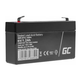 Green Cell AGM52 Batería VRLA de 6V 1,2Ah