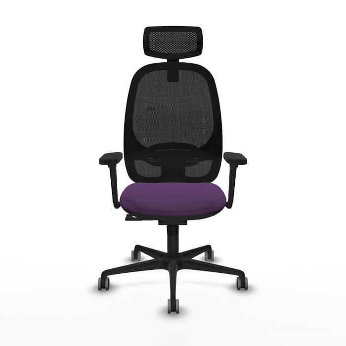 PIQUERAS Y CRESPO Silla de oficina Cilanco con mecanismo Sincro, Morado y Negro PIQUERAS Y CRESPO Silla de oficina Cilanco con mecanismo Sincro, Morado y Negro