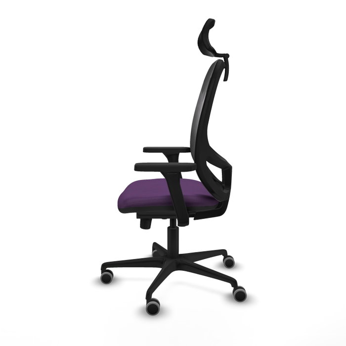 PIQUERAS Y CRESPO Silla de oficina Cilanco con mecanismo Sincro, Morado y Negro PIQUERAS Y CRESPO Silla de oficina Cilanco con mecanismo Sincro, Morado y Negro
