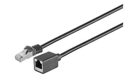 MicroConnect Cable de Extensión CAT6A S/FTP LSZH 3m Negro para PS5/Xbox Series X