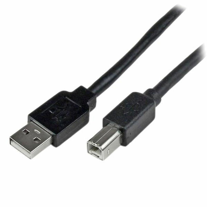 StarTech.com Cable USB 2.0 Activo Amplificado de 20m (USB A Macho a USB B Macho)