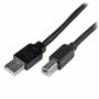 StarTech.com Cable USB 2.0 Activo Amplificado de 20m (USB A Macho a USB B Macho)