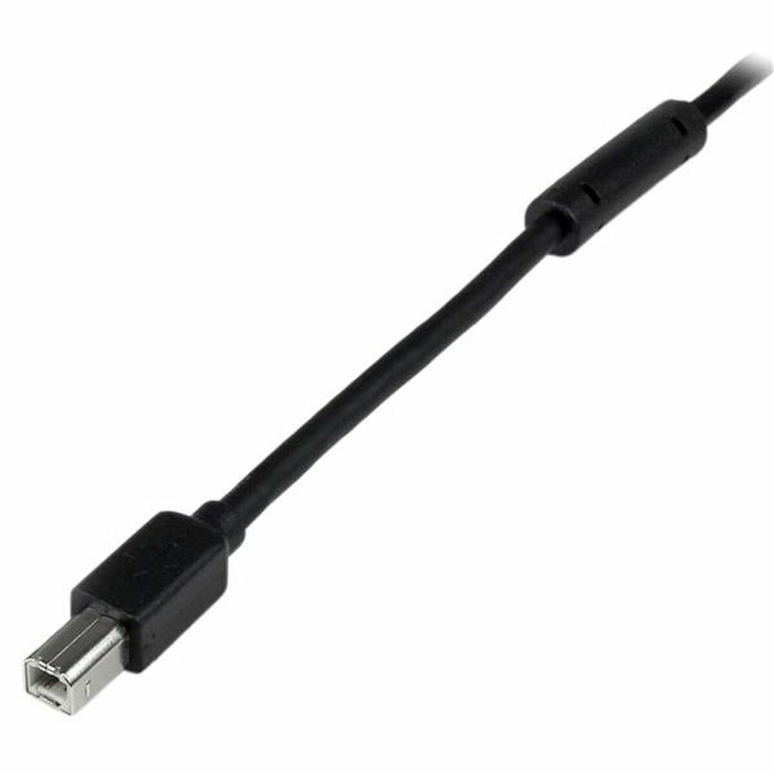 StarTech.com Cable USB 2.0 Activo Amplificado de 20m (USB A Macho a USB B Macho)