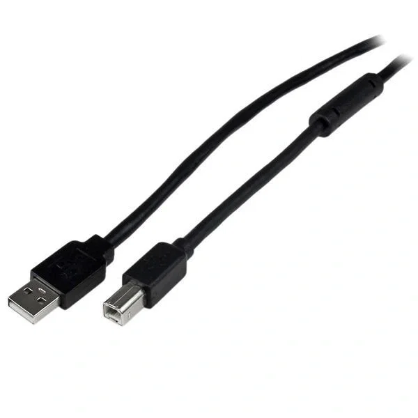 StarTech.com Cable USB 2.0 Activo Amplificado 20m USB A a USB B para Impresoras y Periféricos StarTech.com Cable USB 2.0 Activo Amplificado 20m USB A a USB B para Impresoras y Periféricos