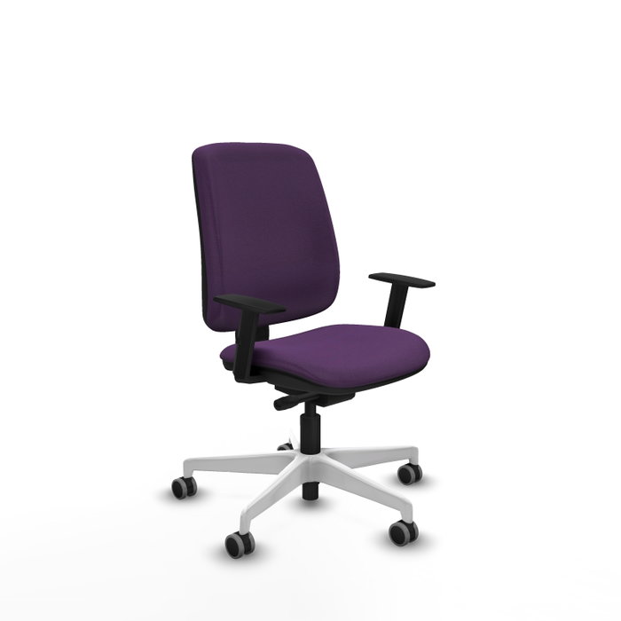 PIQUERAS Y CRESPO Silla de oficina Alares Morada con mecanismo Sincro/Traslack y Brazos 1D PIQUERAS Y CRESPO Silla de oficina Alares Morada con mecanismo Sincro/Traslack y Brazos 1D