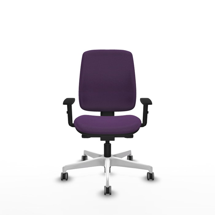 PIQUERAS Y CRESPO Silla de oficina Alares Morada con mecanismo Sincro/Traslack y Brazos 1D PIQUERAS Y CRESPO Silla de oficina Alares Morada con mecanismo Sincro/Traslack y Brazos 1D