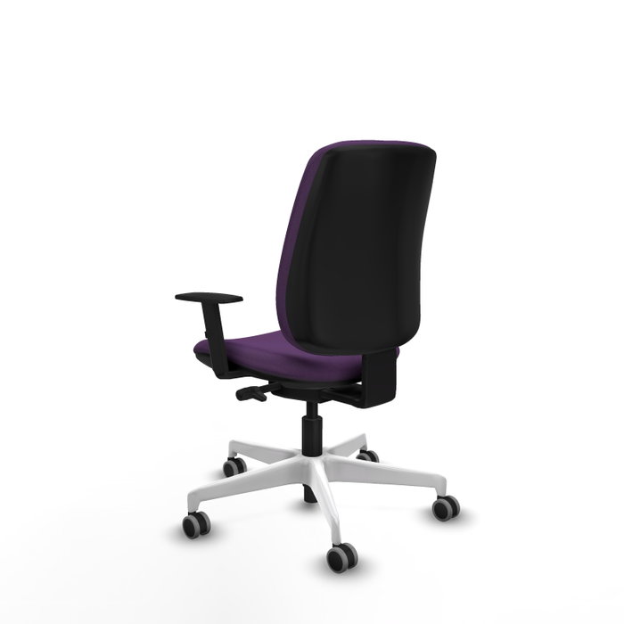 PIQUERAS Y CRESPO Silla de oficina Alares Morada con mecanismo Sincro/Traslack y Brazos 1D PIQUERAS Y CRESPO Silla de oficina Alares Morada con mecanismo Sincro/Traslack y Brazos 1D