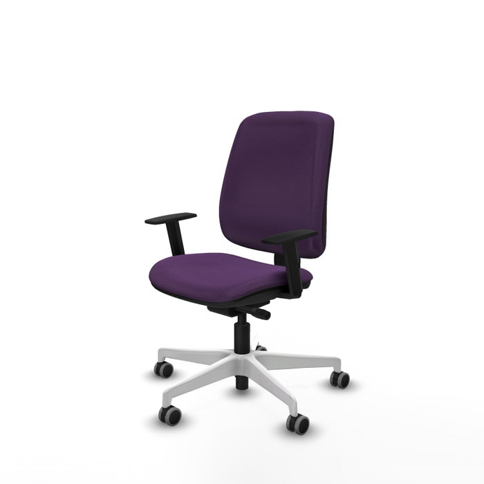 PIQUERAS Y CRESPO Silla de oficina Alares Morada con mecanismo Sincro/Traslack y Brazos 1D PIQUERAS Y CRESPO Silla de oficina Alares Morada con mecanismo Sincro/Traslack y Brazos 1D