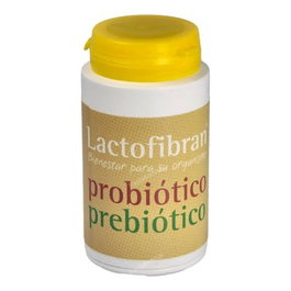 MCA PRODUCTOS NATURALES Lactofibran 90 Cap. Probiótico y Prebiótico Regenera Flora Intestinal