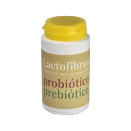 MCA PRODUCTOS NATURALES Lactofibran 90 Cap. Probiótico y Prebiótico Regenera Flora Intestinal