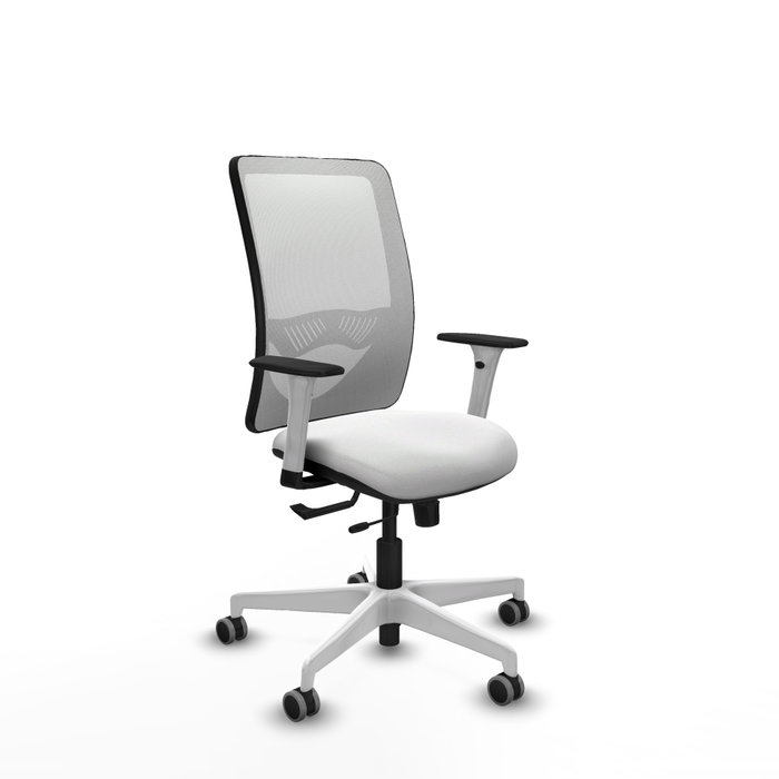 PIQUERAS Y CRESPO Silla de oficina Zulema Blanca con Mecanismo Sincro/Traslack PIQUERAS Y CRESPO Silla de oficina Zulema Blanca con Mecanismo Sincro/Traslack