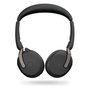 Jabra Evolve2 65 Flex UC Auriculares Diadema Inalámbricos para Oficina, Bluetooth 5.2, 32h Batería, Reducción de Ruido Pasiva, 20-20000 Hz, con Almohadillas