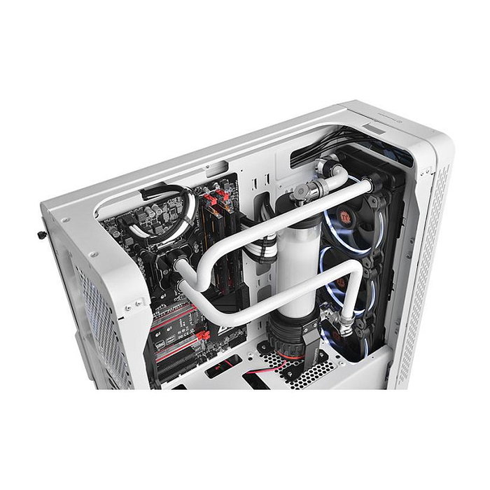 Thermaltake Pacific C-PRO G1/4 PETG, Negro, Aluminio y Cobre Thermaltake Pacific C-PRO G1/4 PETG, Negro, Aluminio y Cobre