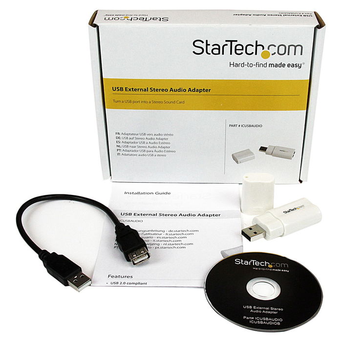 StarTech Adaptador Convertidor de Audio Estéreo a USB