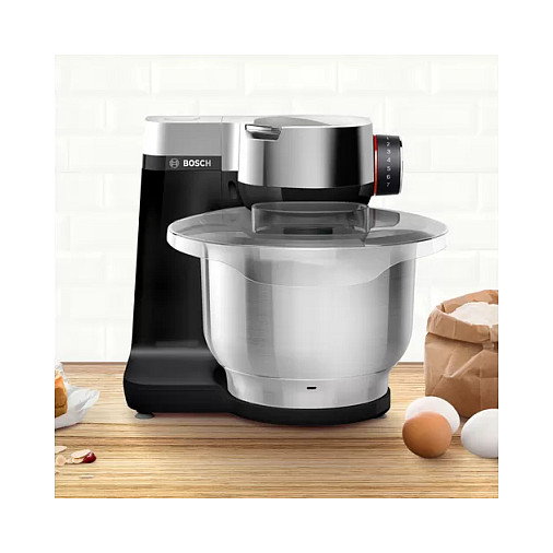 Bosch MUMS2VM00 Máquina de cocina Serie 2, 900 W, Negro/Plata Bosch MUMS2VM00 Máquina de cocina Serie 2, 900 W, Negro/Plata