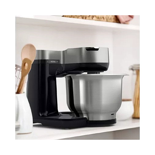 Bosch MUMS2VM00 Máquina de cocina Serie 2, 900 W, Negro/Plata Bosch MUMS2VM00 Máquina de cocina Serie 2, 900 W, Negro/Plata