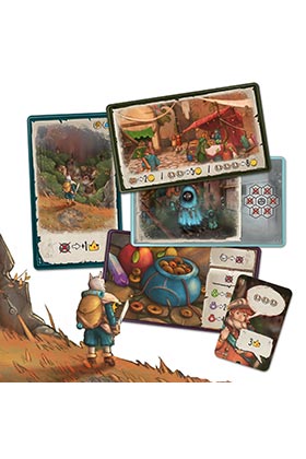 SD GAMES Juego de Mesa Tierras Encantadas Español Estrategia, +14 años, 2-4 Jugadores, 60 Minutos