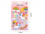Imaginovo Pegatinas Unicornios Magic Dreams con Relieve 210x130 mm en Blister