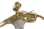 DKD Home Decor Figura de Resina Bailarina Músico, Pack de 3 unidades