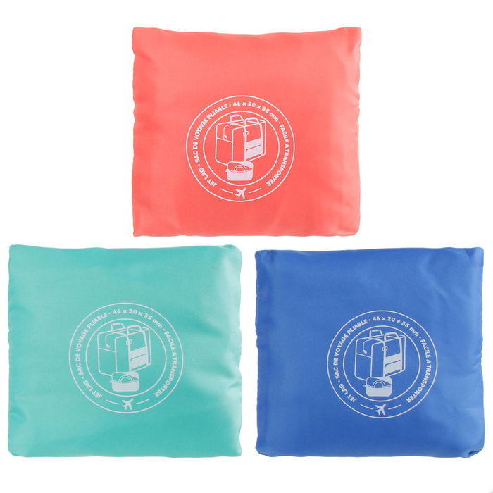 Jet Lag Bolsa Viaje Plegable Ligera Compacta para Equipaje Extra 46x20x35 cm Colores Surtidos Jet Lag Bolsa Viaje Plegable Ligera Compacta para Equipaje Extra 46x20x35 cm Colores Surtidos