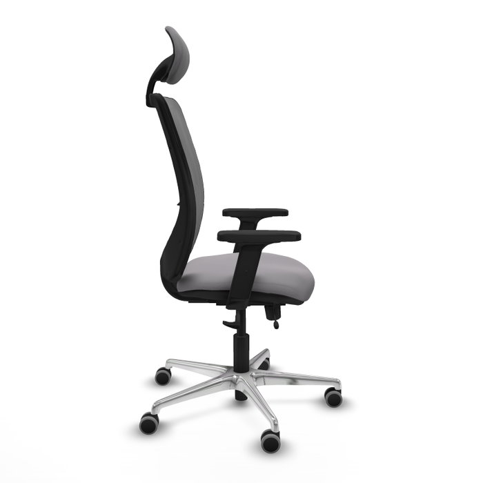 PIQUERAS Y CRESPO Silla de oficina Zulema Gris con mecanismo Sincro/Traslack PIQUERAS Y CRESPO Silla de oficina Zulema Gris con mecanismo Sincro/Traslack