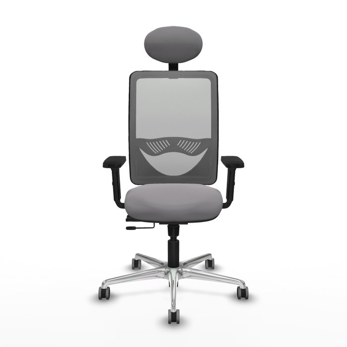 PIQUERAS Y CRESPO Silla de oficina Zulema Gris con mecanismo Sincro/Traslack PIQUERAS Y CRESPO Silla de oficina Zulema Gris con mecanismo Sincro/Traslack