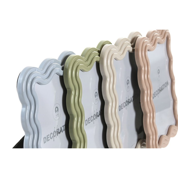 DKD Home Decor Pack de 4 Marcos de Fotos Irregulares 16x21,5 cm Surtidos DKD Home Decor Pack de 4 Marcos de Fotos Irregulares 16x21,5 cm Surtidos