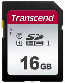 Transcend Sd Card Sdhc 300S 16Gb