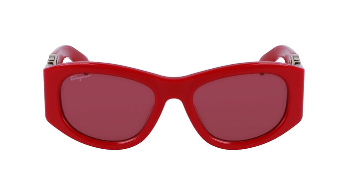Ferragamo SF1082S-5319600 Gafas de sol con cristales rojos