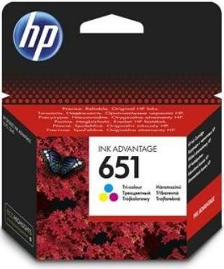 HP Ink 651 C2P11AE Cian, Magenta y Amarillo Standard