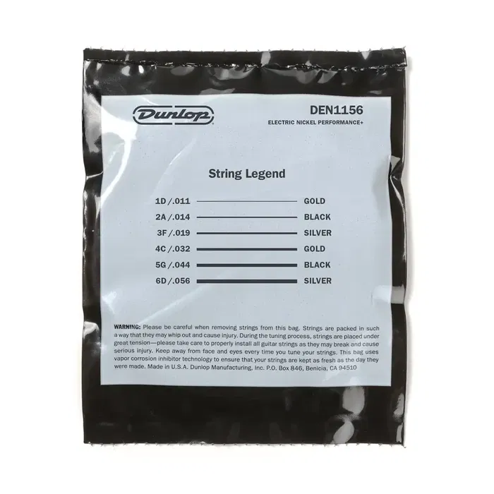 Dunlop Juego Cuerdas Guitarra Eléctrica Nickel 11-56 Dunlop Juego Cuerdas Guitarra Eléctrica Nickel 11-56