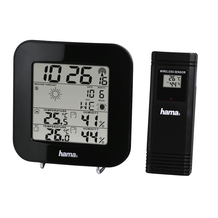 HAMA Home Estacion Meteorologica EWS-200 Negra HAMA Home Estacion Meteorologica EWS-200 Negra