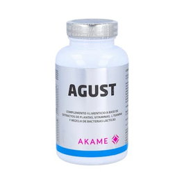 Akame Agust Suplemento Alimenticio para el Sistema Nervioso con Magnesio y GABA - 60 Cápsulas - Complemento Vegano