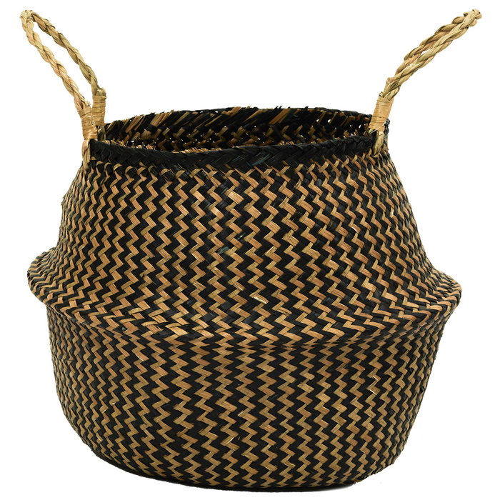 Home Deco Factory Conjunto de 3 Cestas Thai Bicolor con Asas Home Deco Factory Conjunto de 3 Cestas Thai Bicolor con Asas