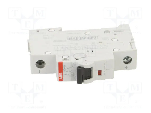 ABB S200M UC S201M-C20UC Interruptor magnetotérmico 20A 1 polo ABB S200M UC S201M-C20UC Interruptor magnetotérmico 20A 1 polo