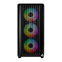 Montech X5M TG Black Micro Torre PC Gaming Negro micro ATX Mini-ITX Iluminación Multi Ventiladores 120mm