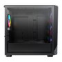 Montech X5M TG Black Micro Torre PC Gaming Negro micro ATX Mini-ITX Iluminación Multi Ventiladores 120mm