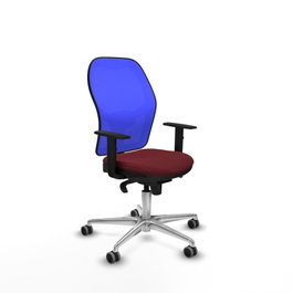 PIQUERAS Y CRESPO Silla de oficina Jorquera Granate y Azul